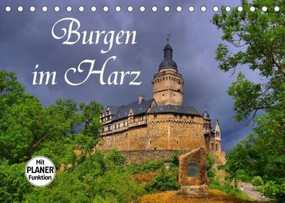Burgen im Harz (Tischkalender 2022 DIN A5 quer) : Eine Auswahl der schönsten Burgen des Harzes (Geburtstagskalender, 14 Seiten ) - Lianem