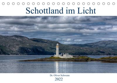 Schottland im Licht (Tischkalender 2022 DIN A5 quer) : Beeindruckende Landschaften und Baudenkmäler von Edinburgh bis zu den Orkney-Inseln (Monatskalender, 14 Seiten ) - Oliver Schwenn