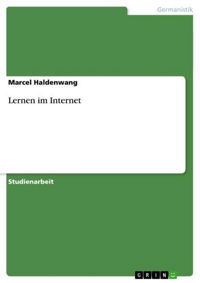 Lernen im Internet - Marcel Haldenwang