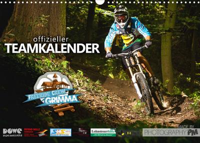 Freeride Crew Grimma - Offizieller Teamkalender (Wandkalender 2022 DIN A3 quer): Downhill Mountainbiking (Monatskalender, 14 Seiten )