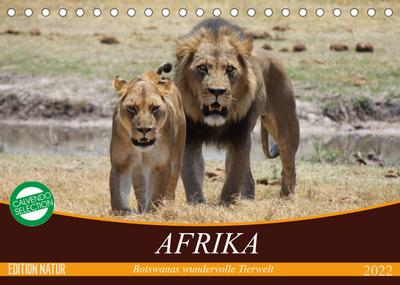 Afrika. Botswanas wundervolle Tierwelt (Tischkalender 2022 DIN A5 quer) : Afrikas wilde Schönheiten aus der Nähe betrachten (Monatskalender, 14 Seiten ) - Elisabeth Stanzer