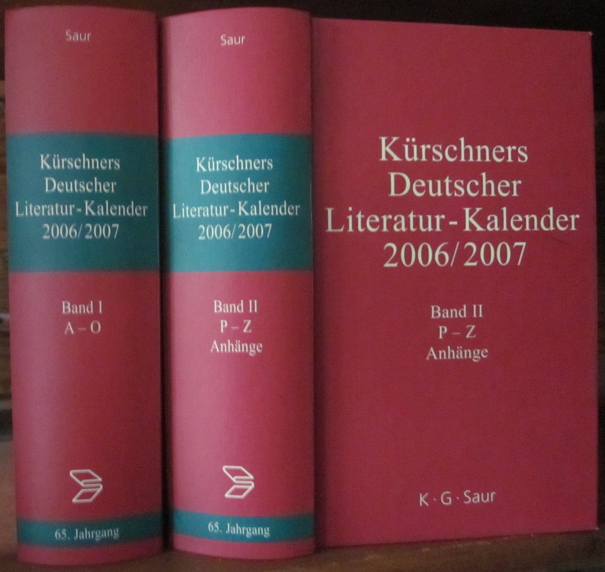 Kürschners Deutscher Literatur-Kalender 2006/2007. 65. Jahrgang. Redaktion: Andreas Klimt. - Kürschner