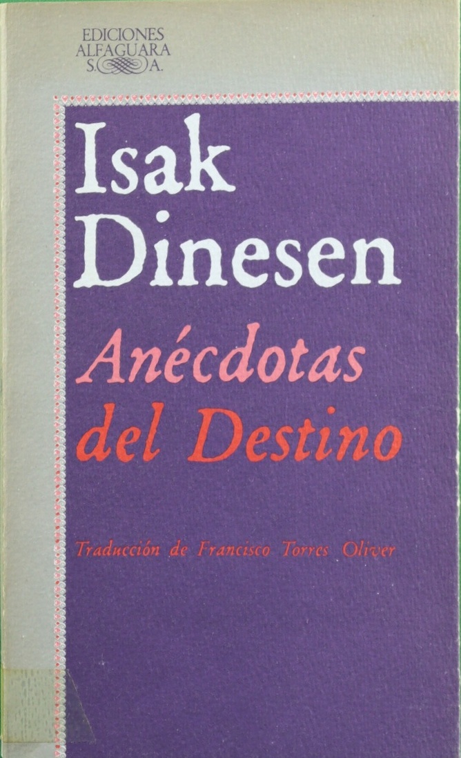 Anécdotas del destino - Dinesen, Isak