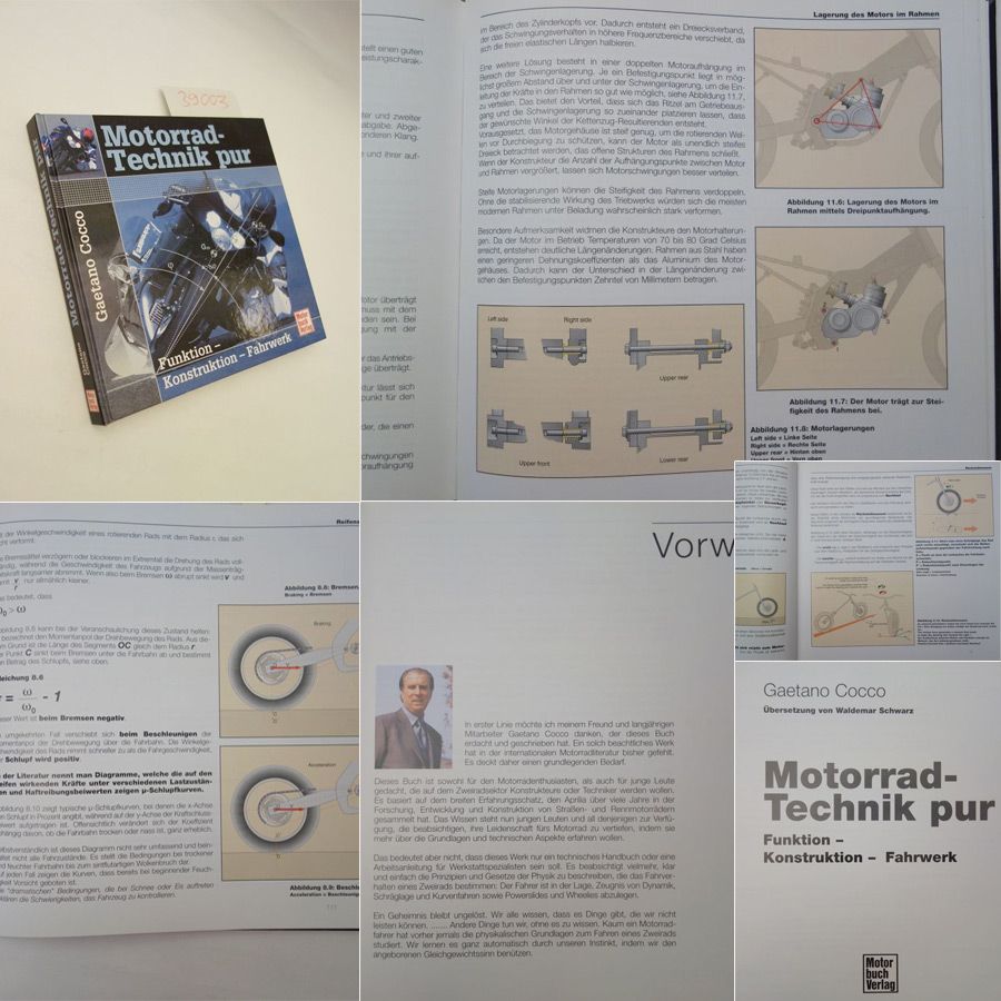 Motorrad-Technik pur. Funktion, Konstruktion, Fahrwerk - Gaetano Cocco