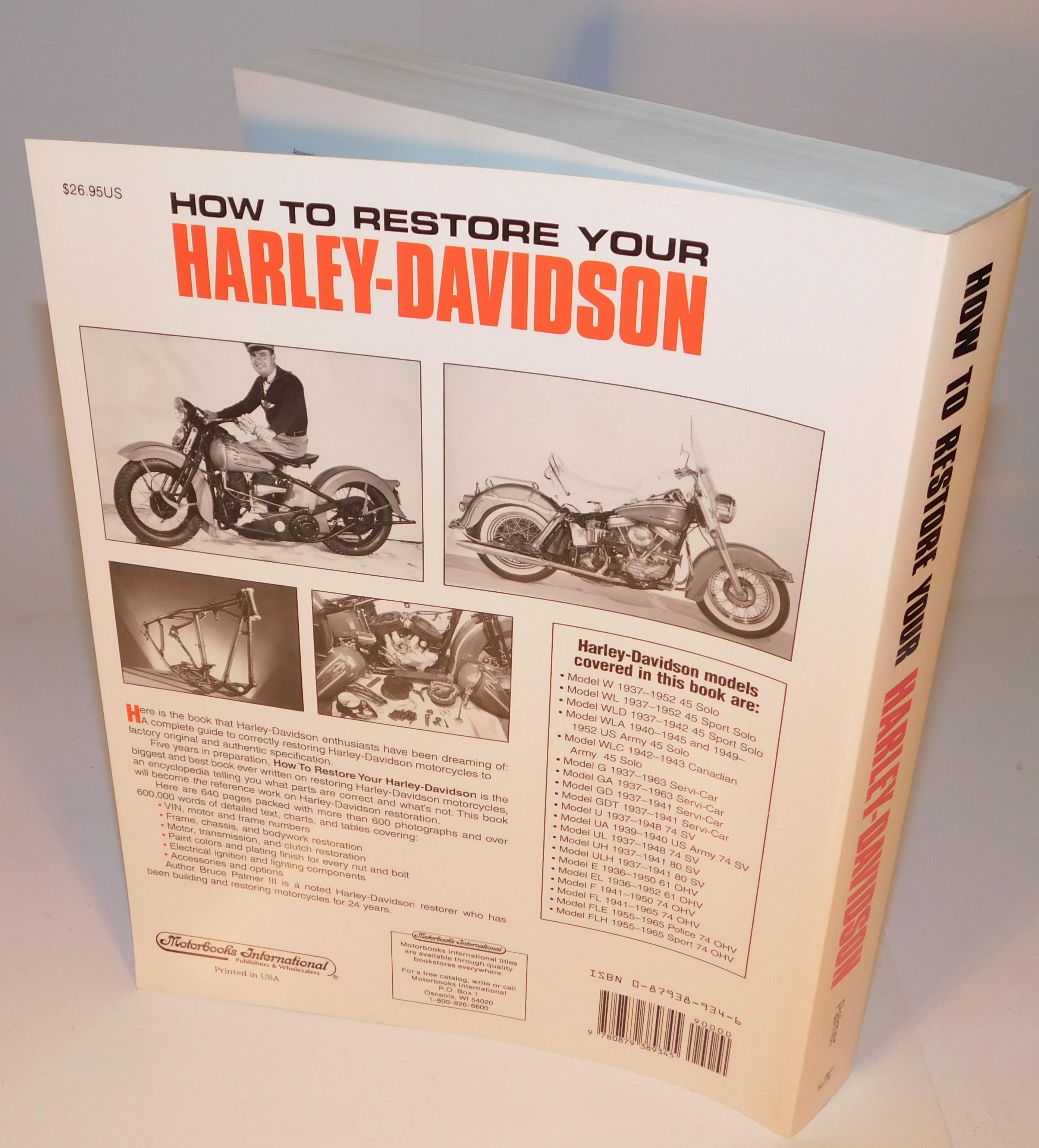 HOW TO RESTORE YOUR HARLEY-DAVIDSON, 1937-...