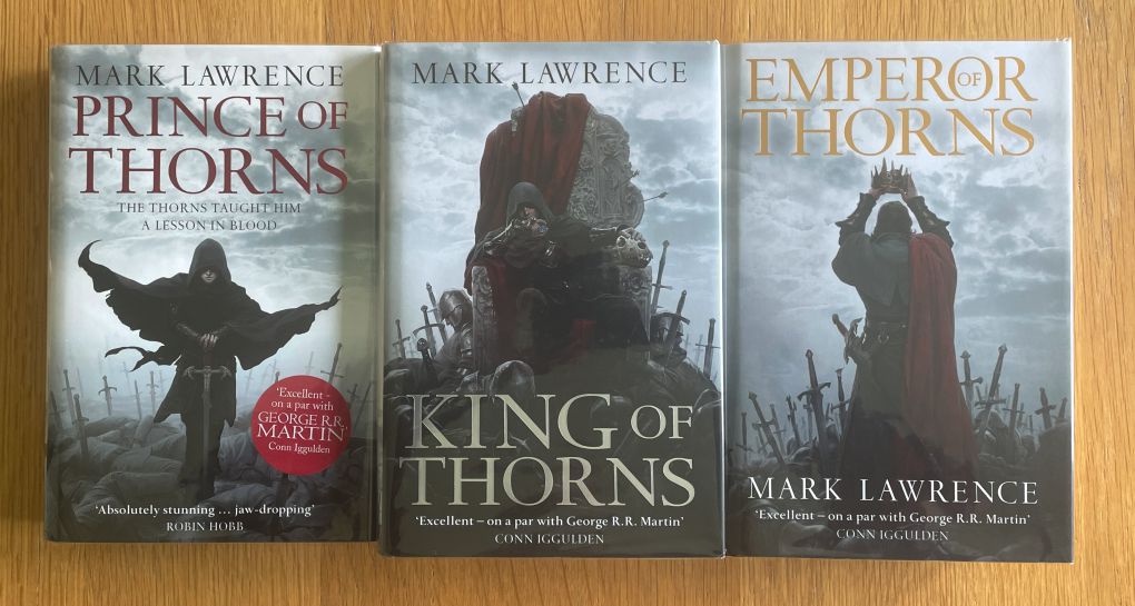 Prince of Thorns The King of Thorns Emperor of Thorns all Signed Lined and Dated by the