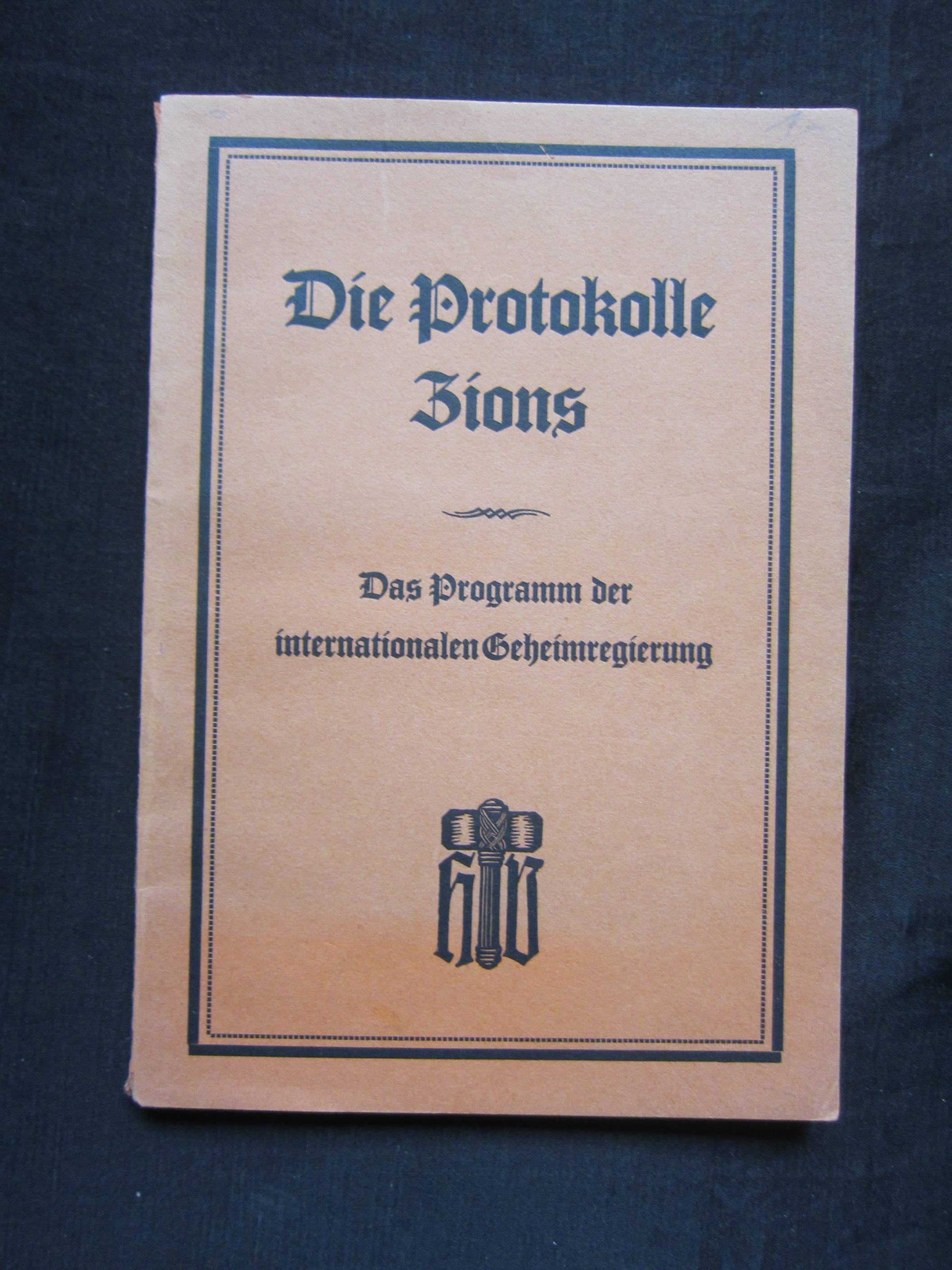 The Protocols of the Elders of Zion 1935 introduction by Theodor Fritsch Barnebys