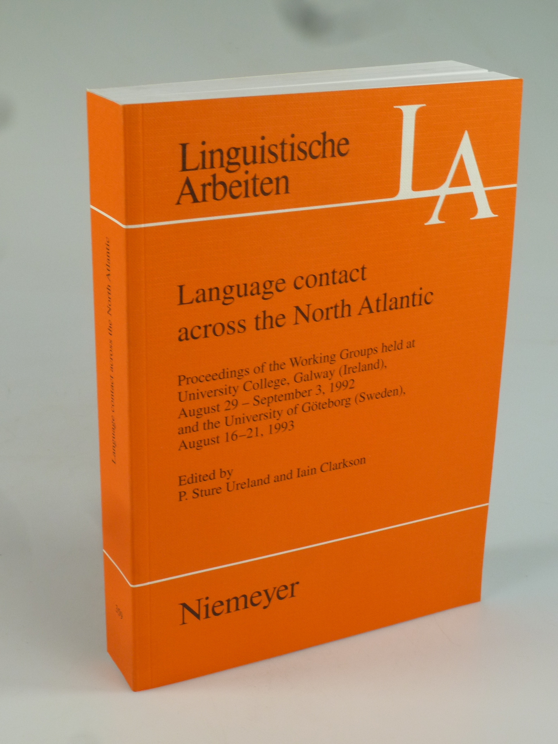 Language contact across the North Atlantic. - URELAND, P. STURE U. IAIN CLARKSON (EDIT.).