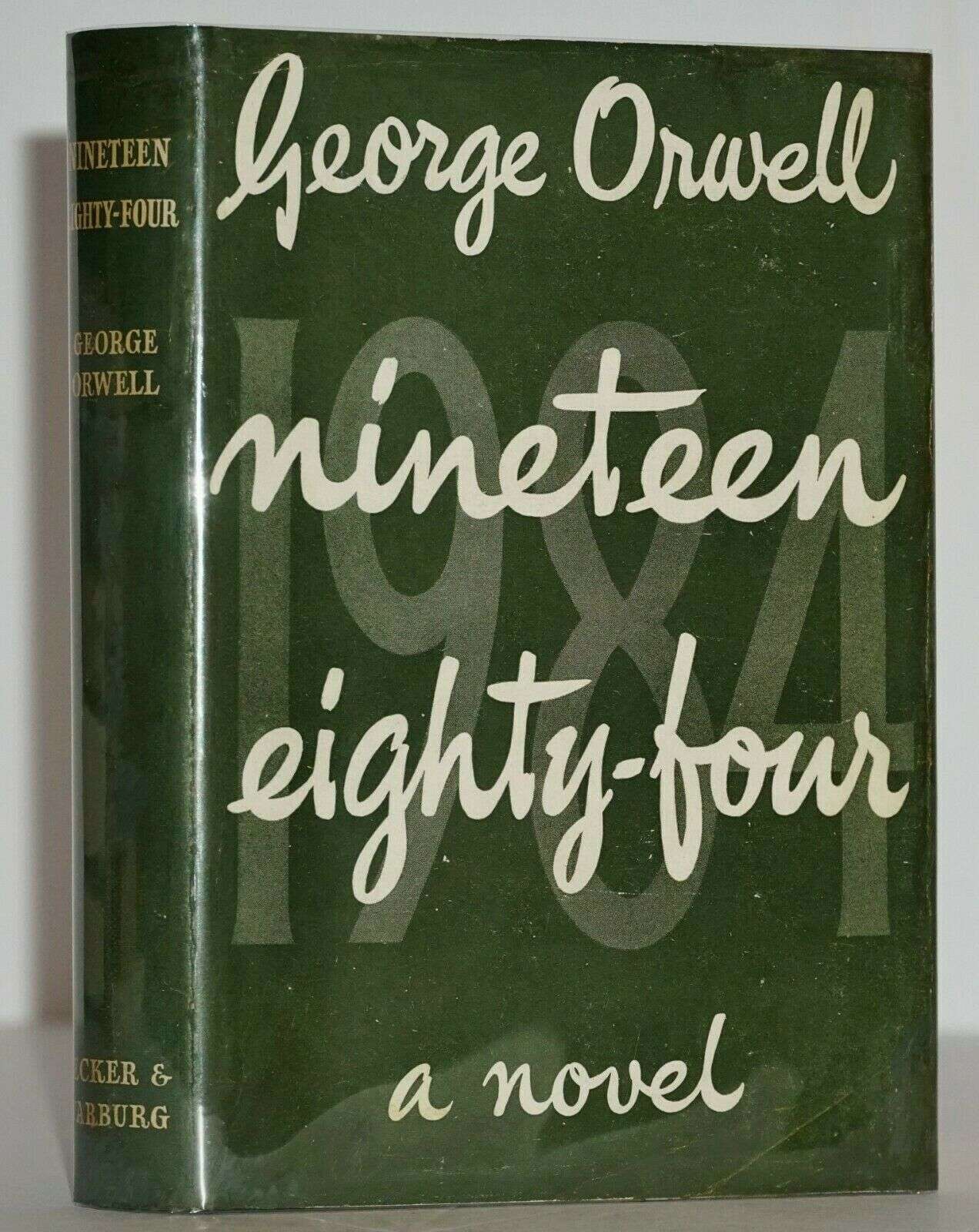 EIGHTY FOUR by ORWELL Fine Hardcover (1949) 1st Edition Meier And Sons Rare Books