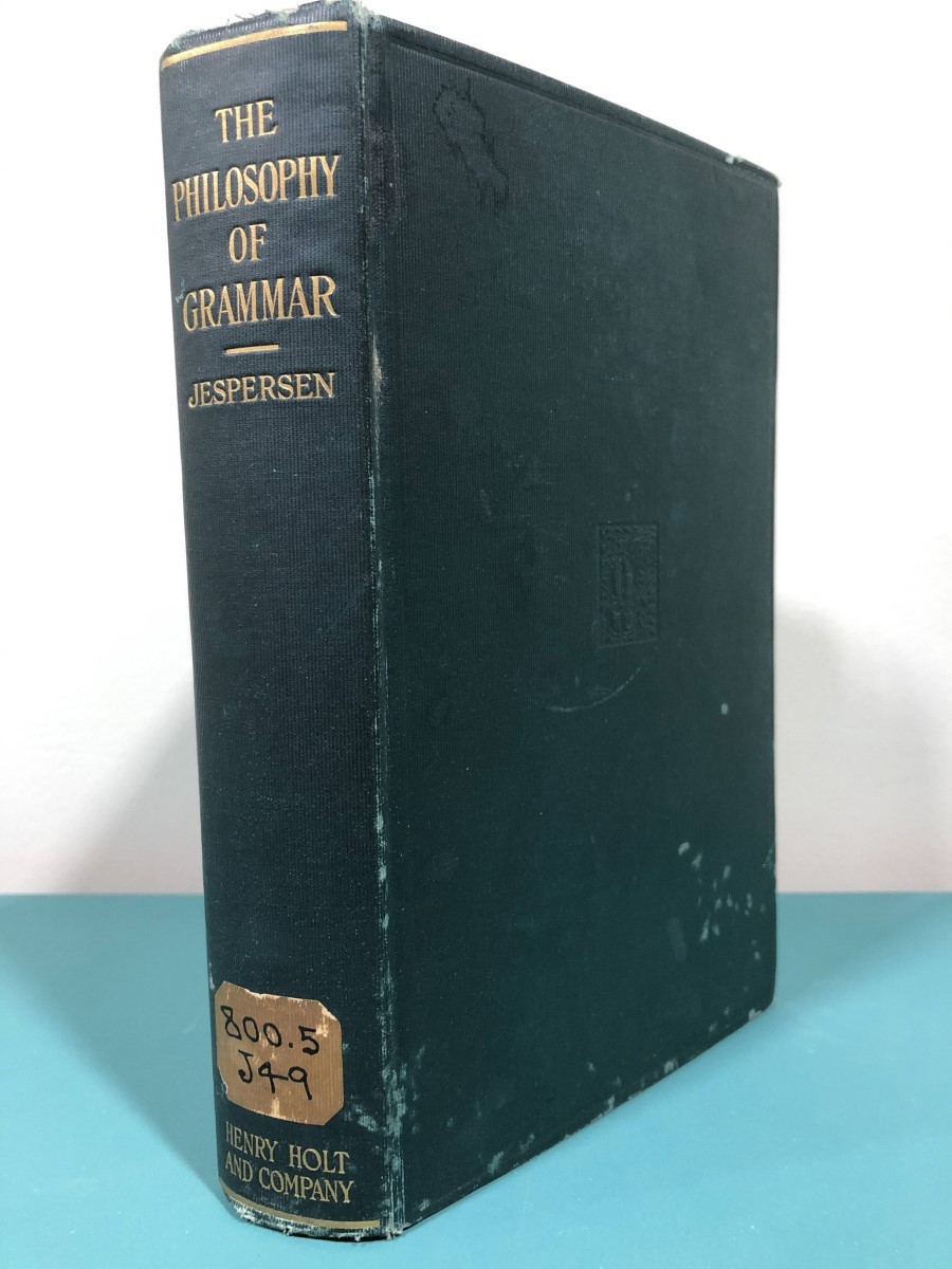 タイムセール 半額 Philosophy The of Good+ Otto: Jespersen, by Grammar 洋書
