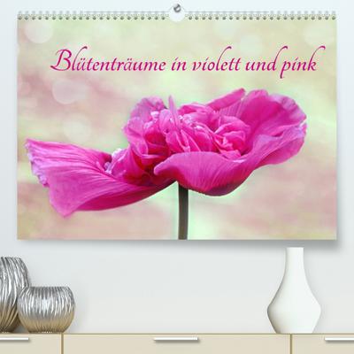 Blütenträume in violett und pink (Premium, hochwertiger DIN A2 Wandkalender 2022, Kunstdruck in Hochglanz) : Romantische Blumenmotive in harmonischen Farben (Monatskalender, 14 Seiten ) - Sarnade