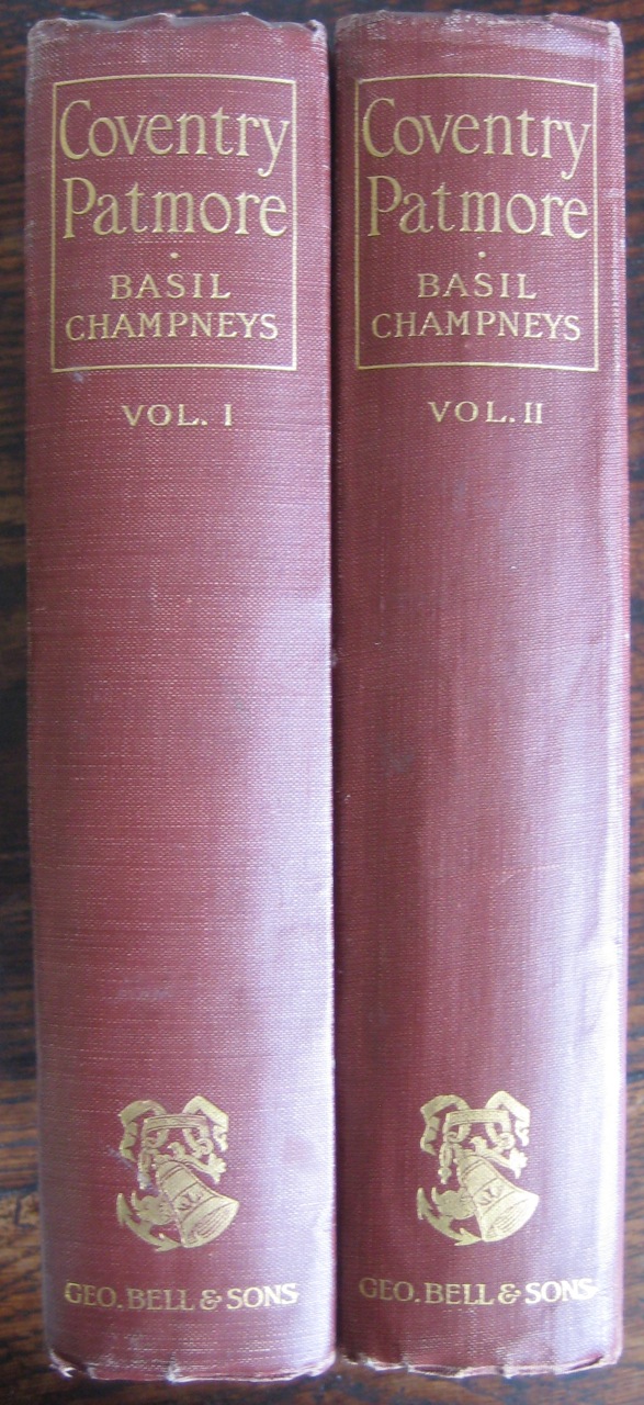 Memoirs and Correspondence of Coventry Patmore Basil CHAMPNEYS [Assez bon] [Couverture rigide]