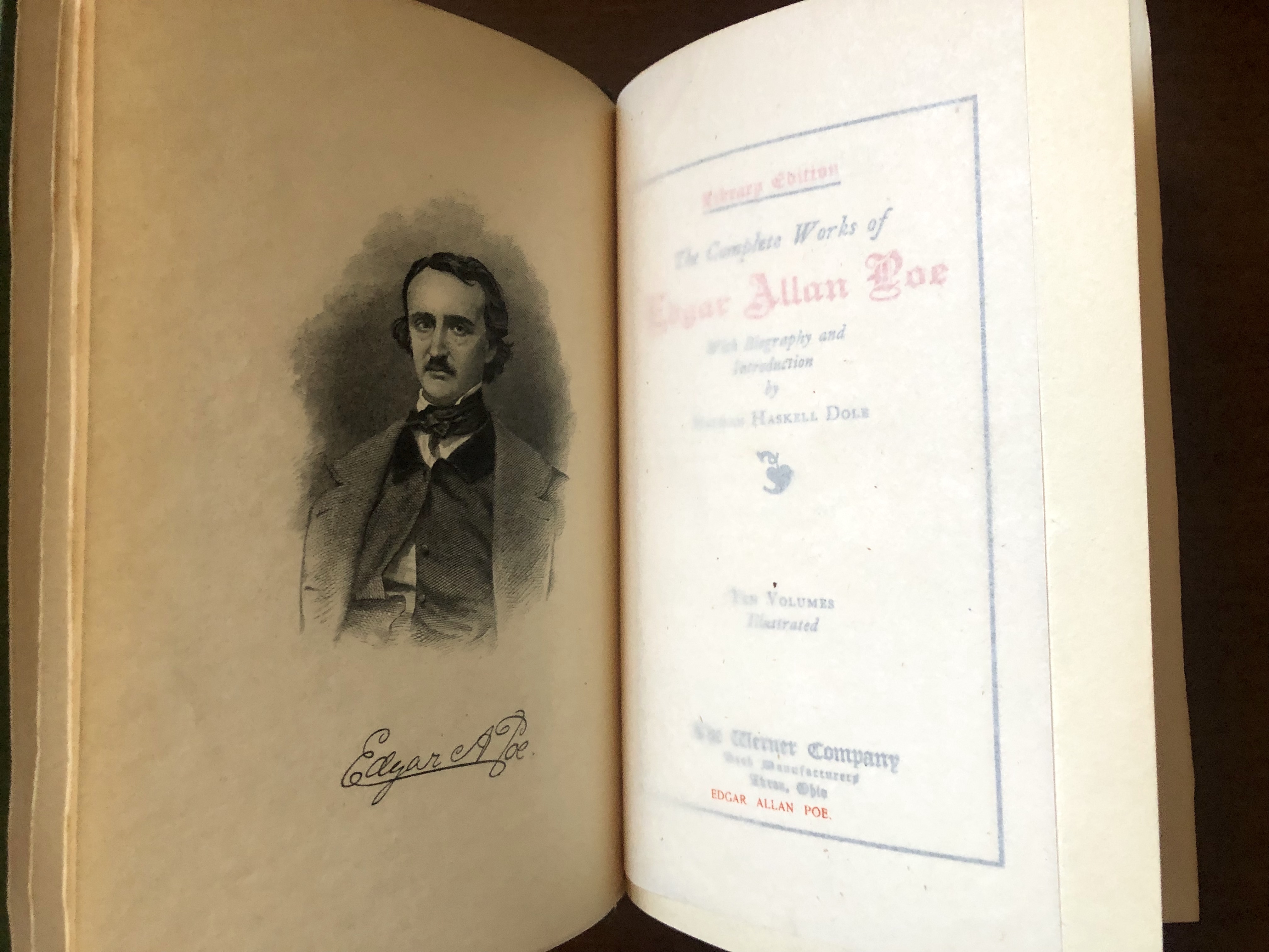 edgar allan poe biography and works