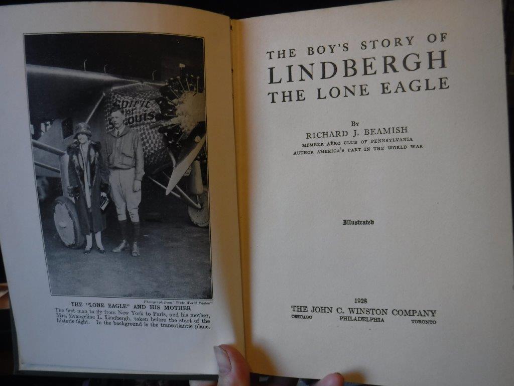 The Boy's Story of Lindbergh The Lone Eagle by Beamish