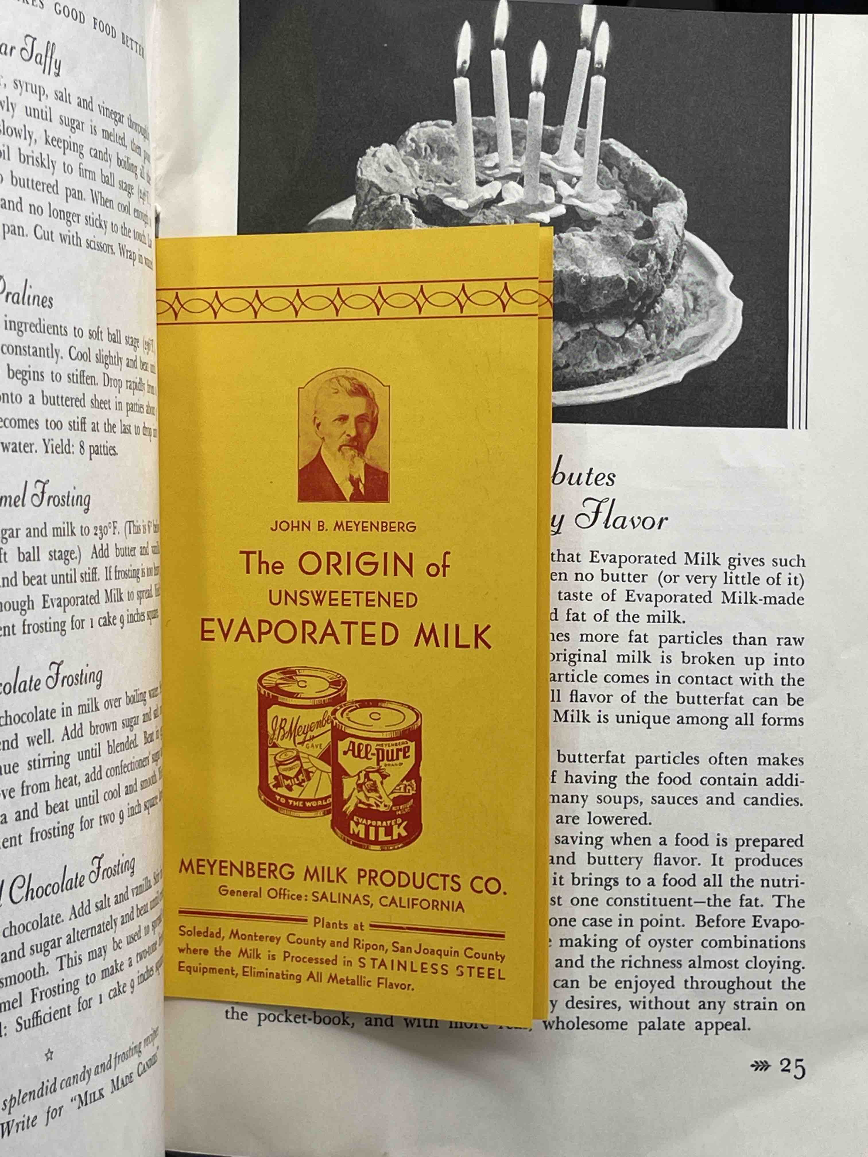 WHY EVAPORATED MILK MAKES GOOD FOOD BETTER. by [Meyenberg Milk Products