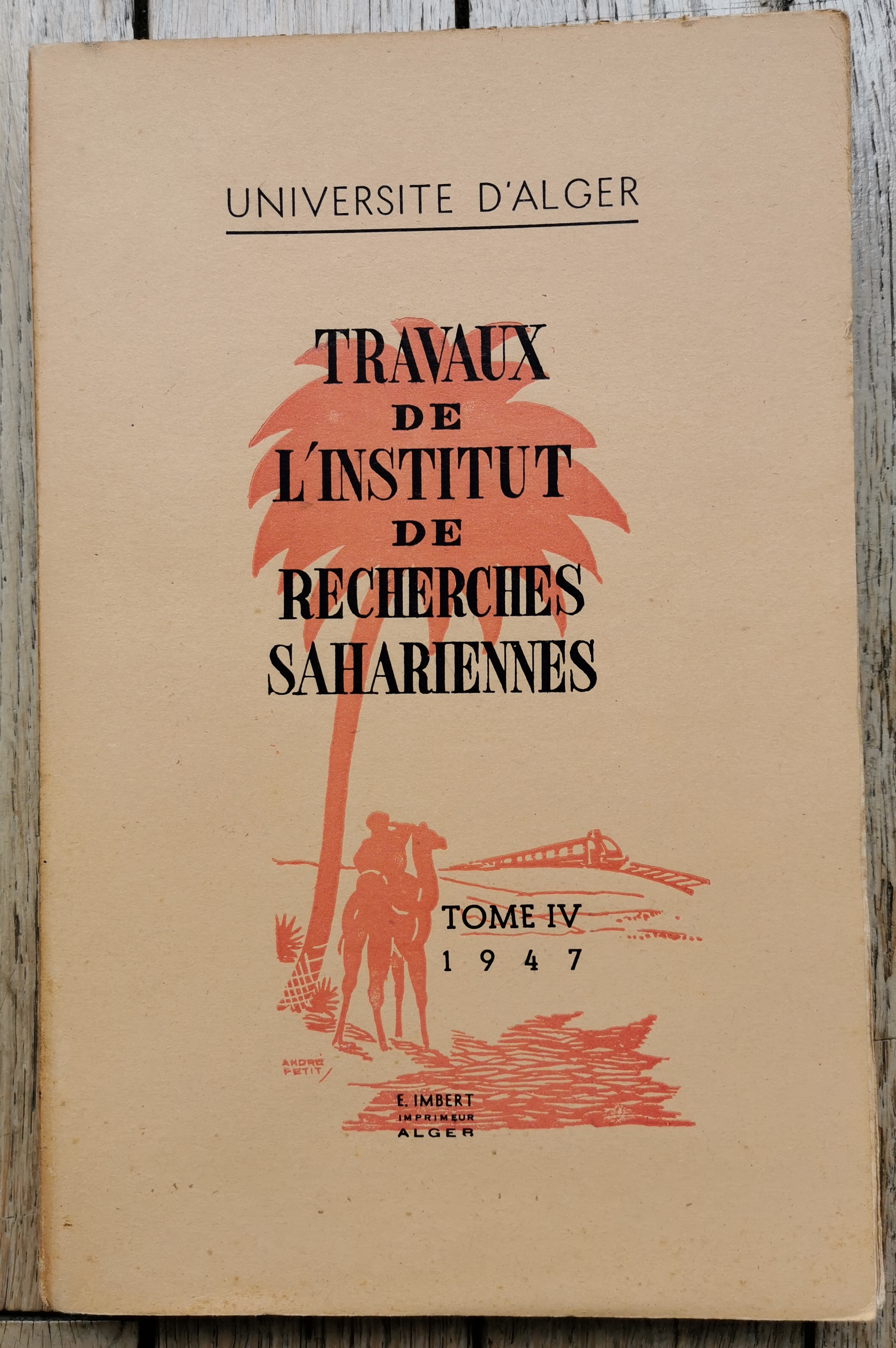 remarques sur la vie mentale et les gestes des Touareg de l'Ahaggar Dr M. -H. Morel [Très bon] [Couverture souple]
