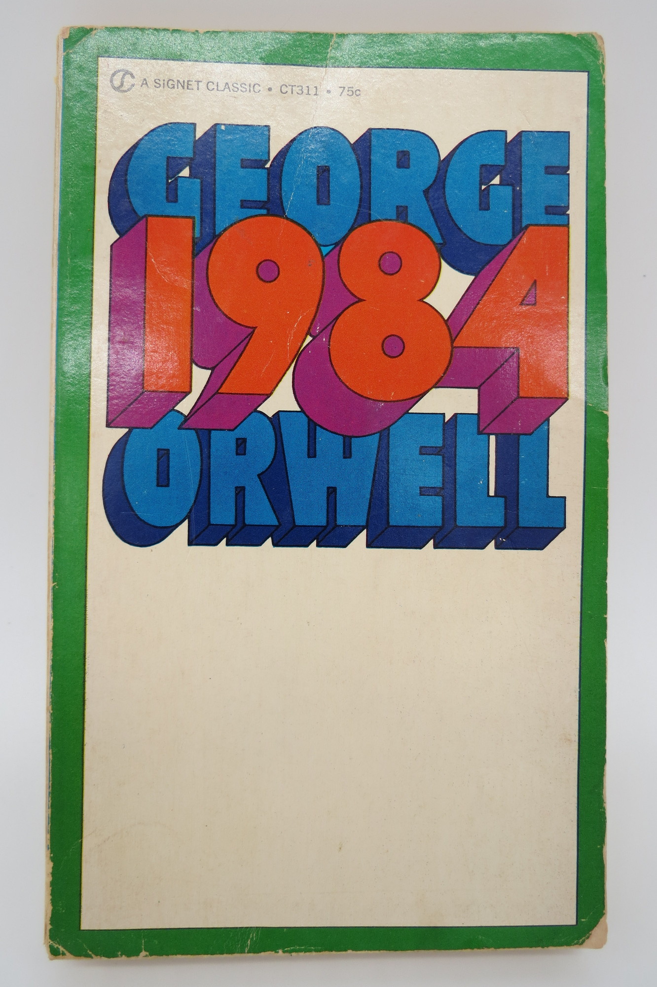 George Orwell 1984 Book Lot 3 Books Signet Classics 1961 1981 1984  Paperback VTG