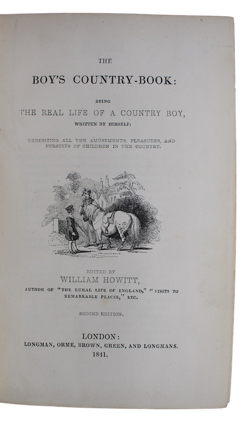 The boy's countrybook being the real life of a country boy, written