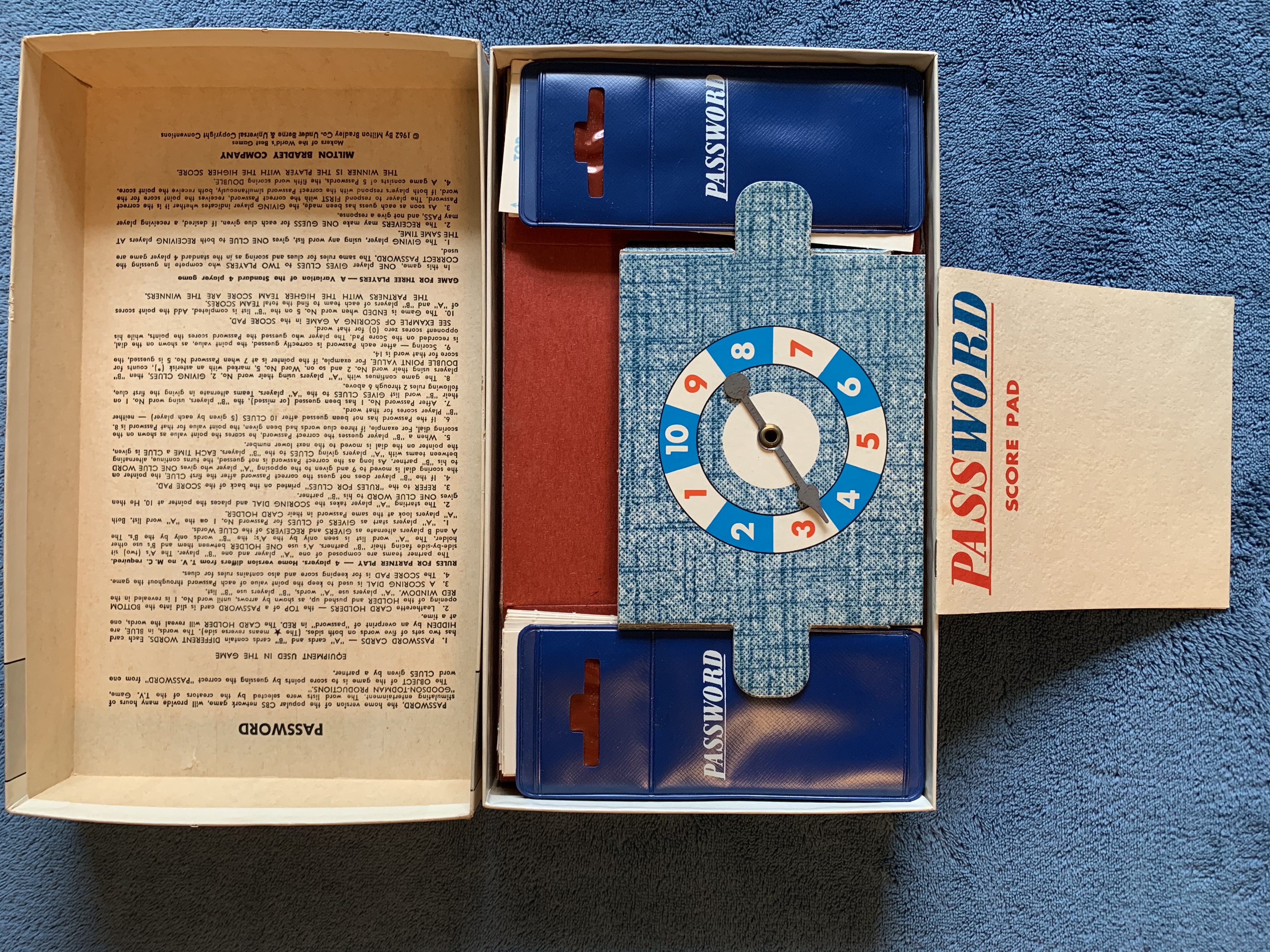 Vintage 1962 Password Game