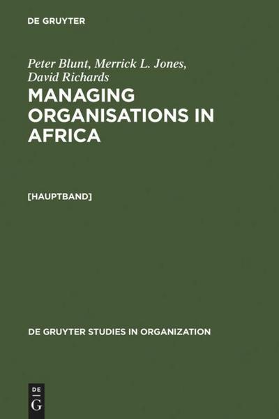 Managing Organisations in Africa - Merrick L. Jones