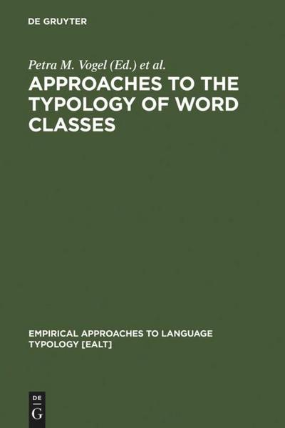 Approaches to the Typology of Word Classes - Bernard Comrie