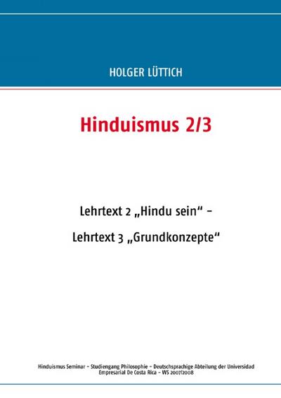 Hinduismus 2/3 : Lehrtext 2 