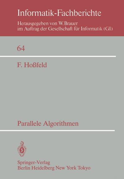 Parallele Algorithmen - F. Hossfeld