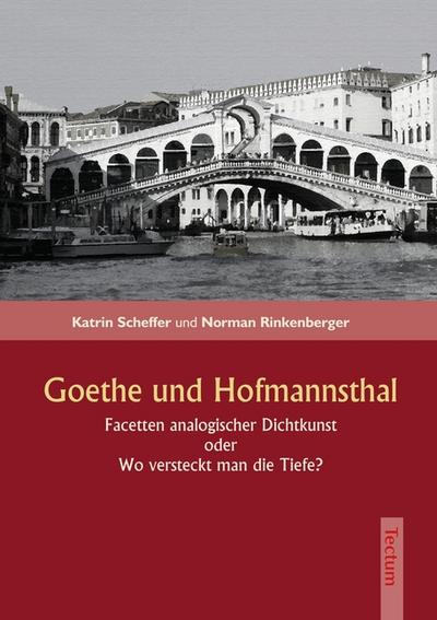 Goethe und Hofmannsthal : Facetten analogischer Dichtkunst oder Wo versteckt man die Tiefe? - Norman Rinkenberger