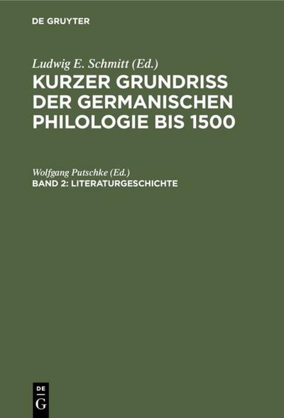 Literaturgeschichte - Wolfgang Putschke