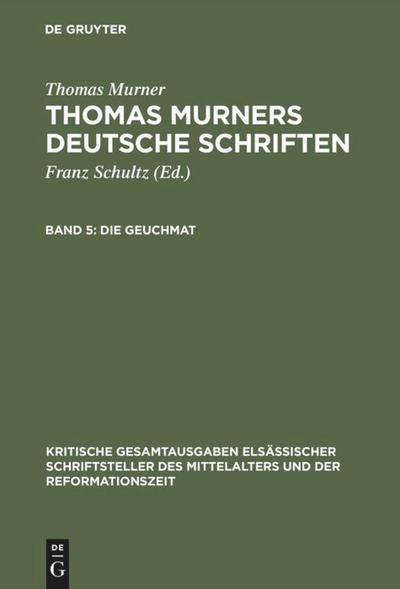 Die Geuchmat - Thomas Murner