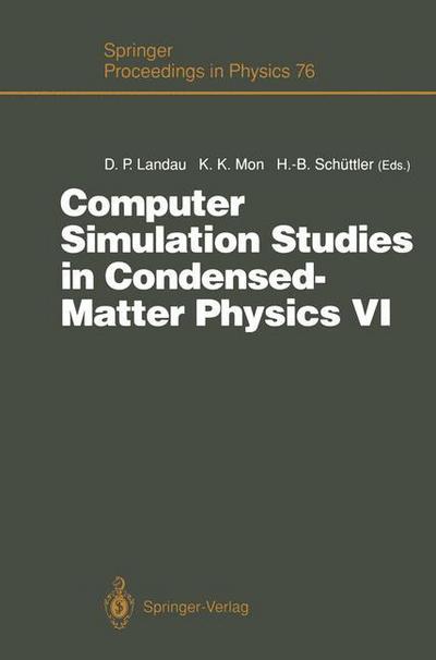 Computer Simulation Studies in Condensed-Matter Physics VI : Proceedings of the Sixth Workshop, Athens, GA, USA, February 22-26, 1993 - David P. Landau