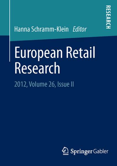 European Retail Research : 2012, Volume 26, Issue II - Hanna Schramm-Klein