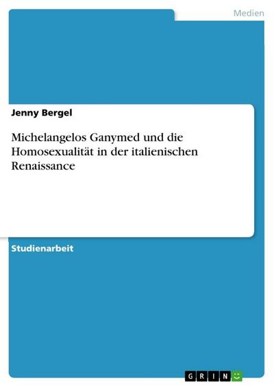 Michelangelos Ganymed und die Homosexualität in der italienischen Renaissance - Jenny Bergel