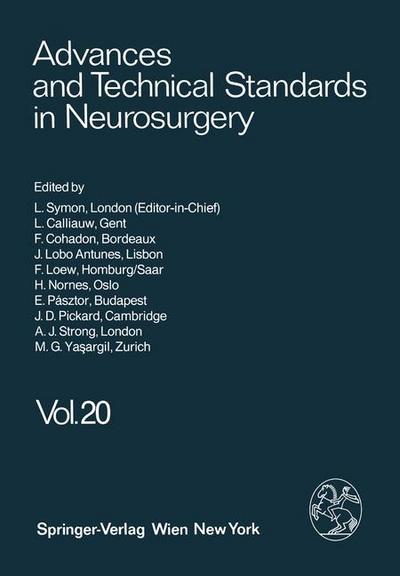 Advances and Technical Standards in Neurosurgery - L. Symon