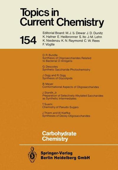 Carbohydrate Chemistry - Joachim Thiem