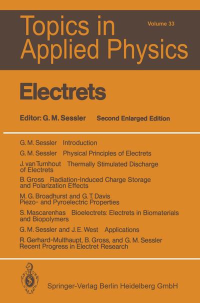 Electrets - Gerhard M. Sessler