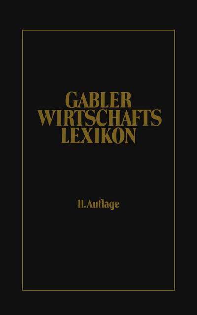 Gabler Wirtschafts Lexikon - Verlag Dr. Th. Gabler GmbH