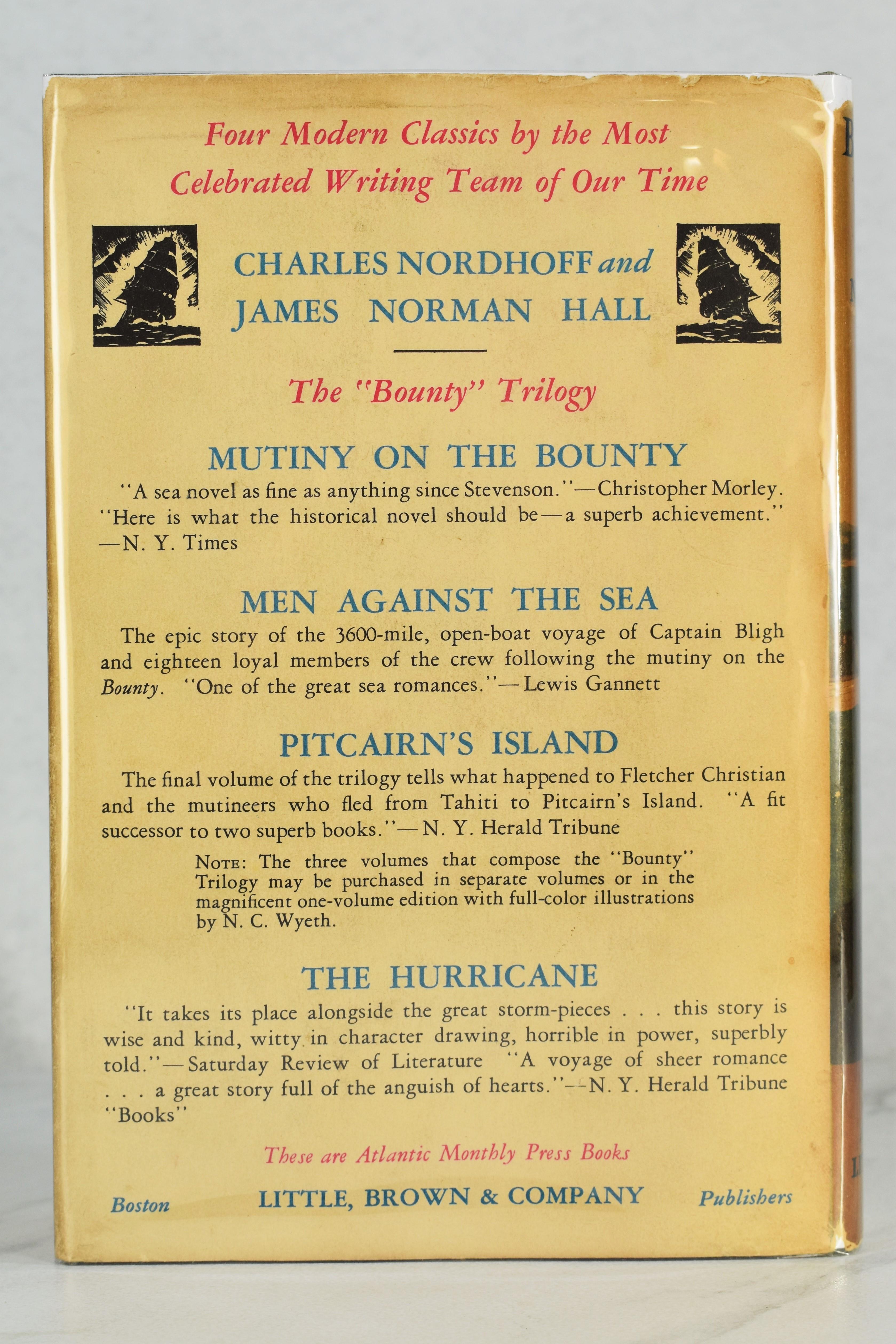 Botany Bay By Charles Nordhoff James Norman Hall Very Good Hardcover 1941 1st Edition Lost Time
