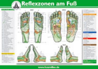 Die Reflexzonen der Füße (A5) - Hanne Marquardt