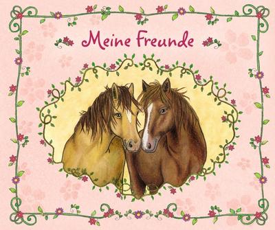 Meine Freunde (Pferde) : Freundebuch, Eintragbuch, Poesiealbum für Kinder ab 6 Jahre - Maja Wagner