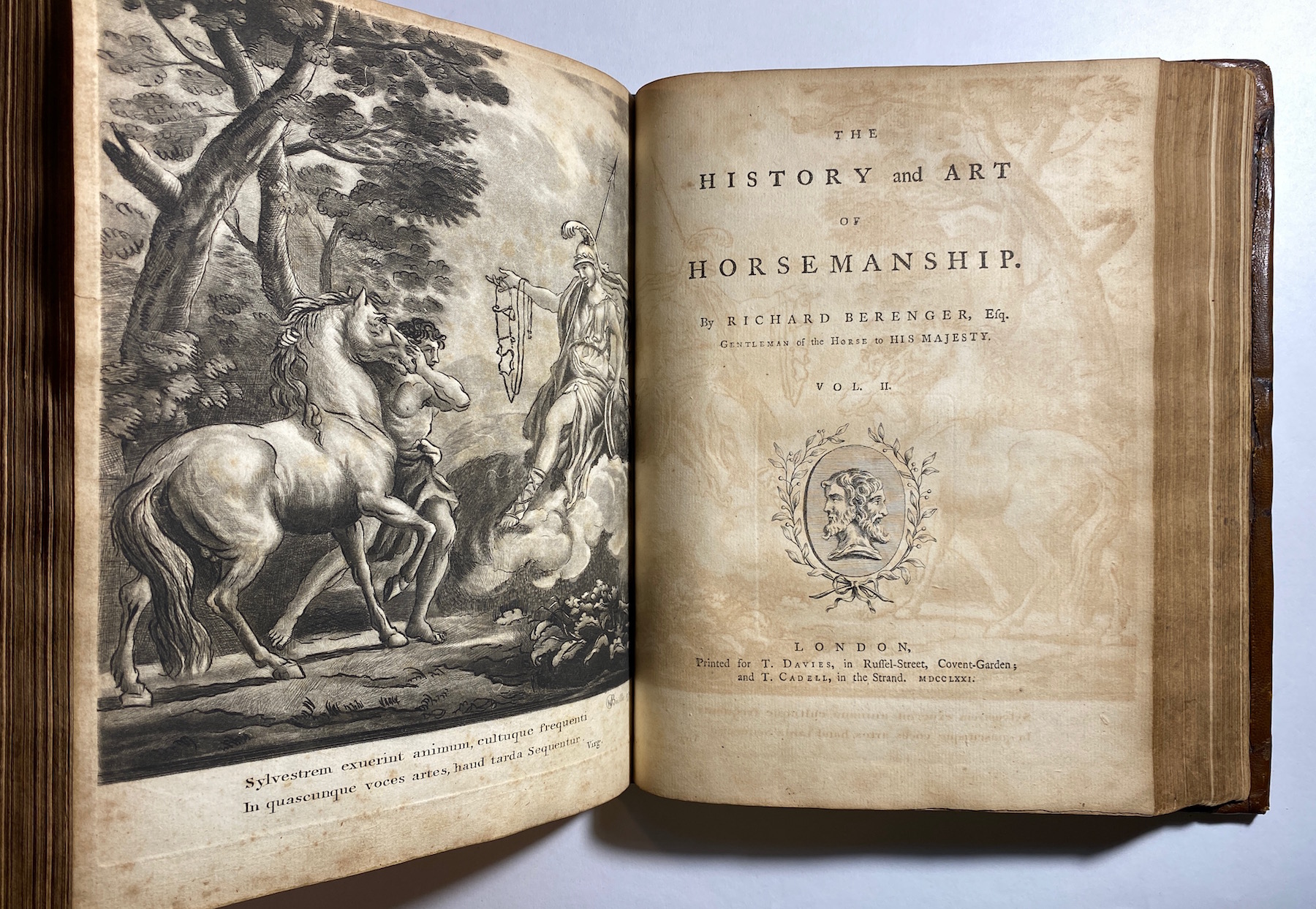 [HORSES]. The History and Art of Horsemanship von Berenger, Richard