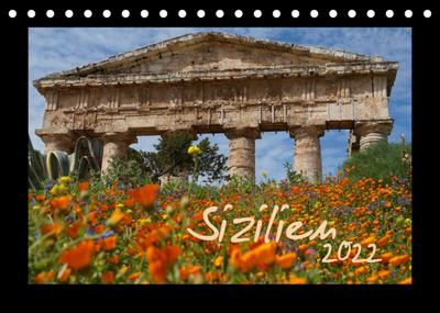 Sizilien (Tischkalender 2022 DIN A5 quer) : Wunderbares Sizilien (Monatskalender, 14 Seiten ) - Flori0