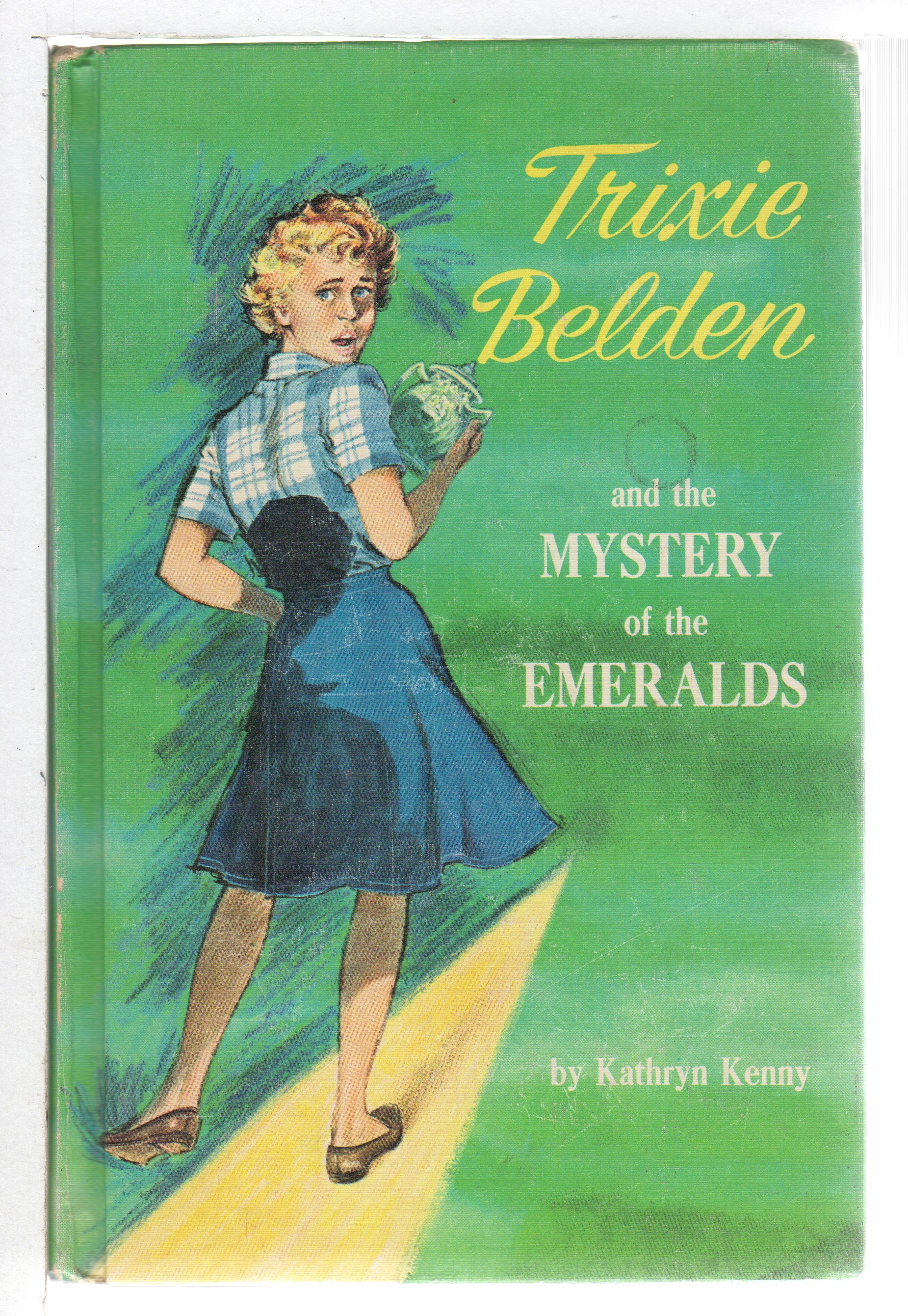 1:12 SCALE MINIATURE BOOK MYSTERY OFF GLEN ROAD TRIXIE BELDEN ILLUSTRATED 