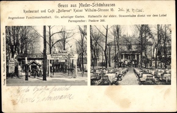 Ansichtskarte / Postkarte Berlin Pankow Niederschönhausen, Restaurant