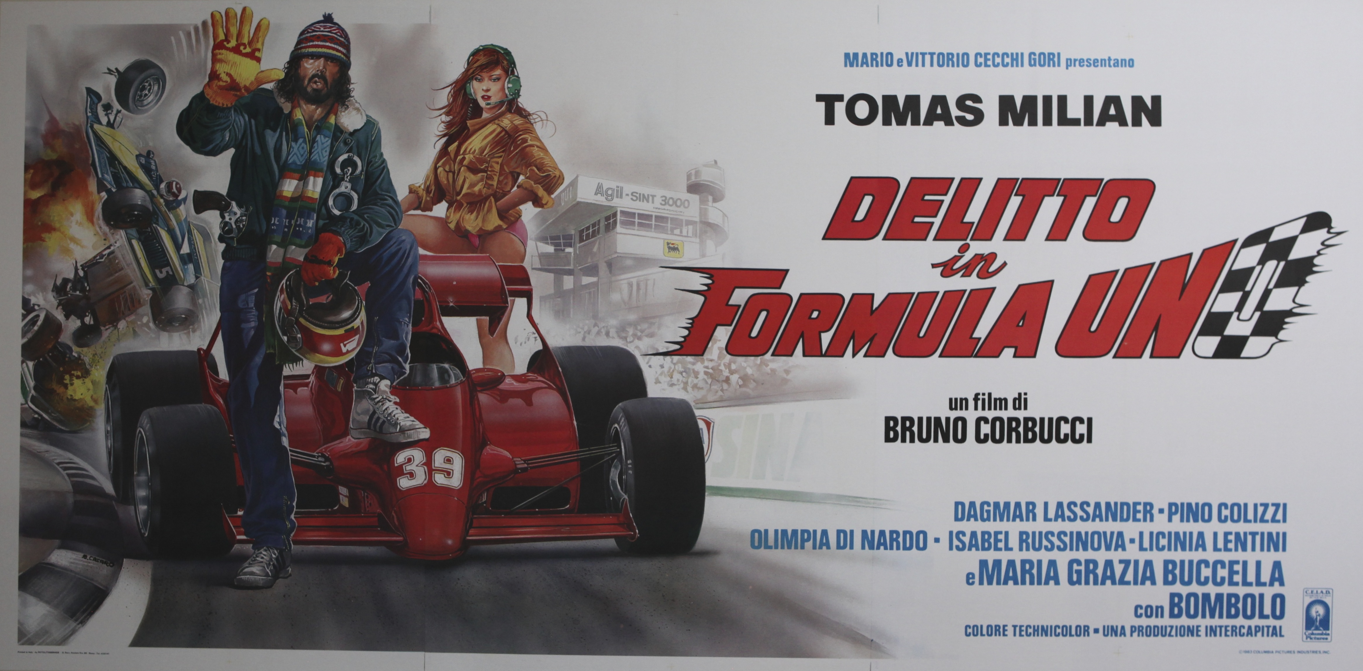 &quot;DELITTO IN FORMULA UNO&quot; Réalisé par Bruno CORBUCCI en 1983 avec Tomas