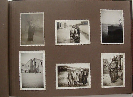 Album 117 foto viaggi militaria Libia Italia Grecia '30: Buone Rilegato