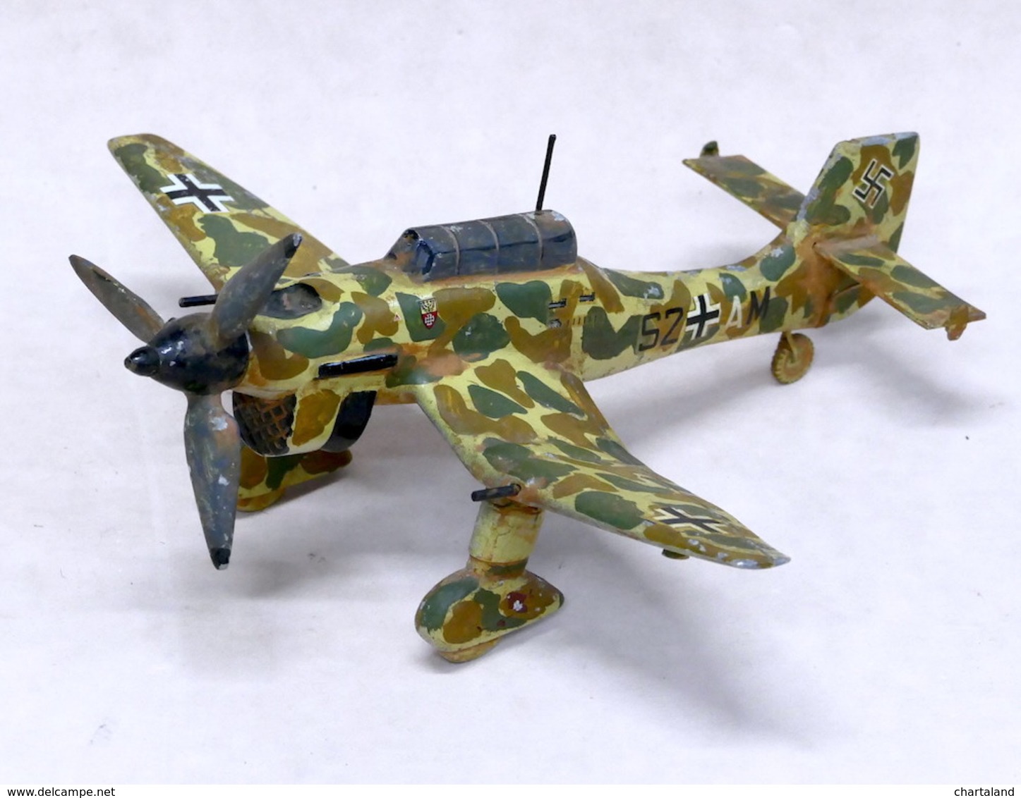 Modellismo aereo Modellino Stuka anni '40 - in metallo - unico esemplare:  Buone Rilegato
