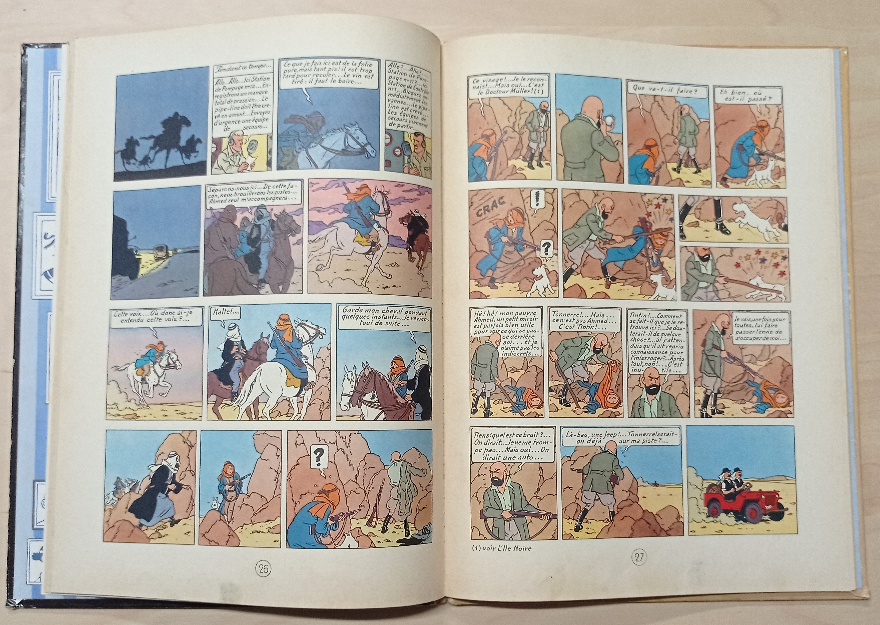 Fumetti - Les aventures de Tintin - Au pays de L'or Noir - ed. 1963 ...