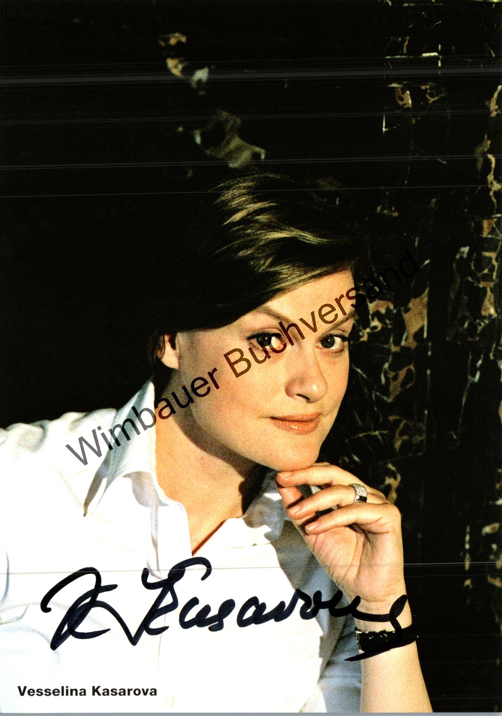 Original Autogramm Vesselina Kasarova /// Autograph signiert signed ...