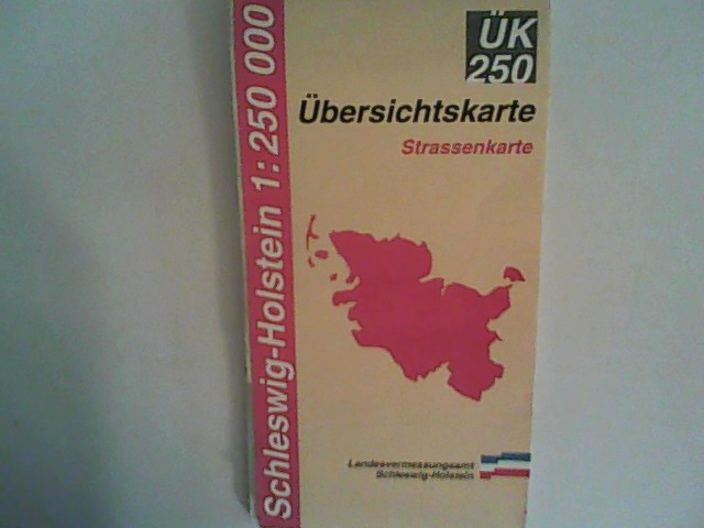 Schleswig-Holstein, Straßenkarte, Übersichtskarte ÜK 250